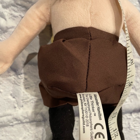 The Unemployed Philosophers Guild Alexander Hamilton Little Thinker Plush Doll - Picture 5 of 5